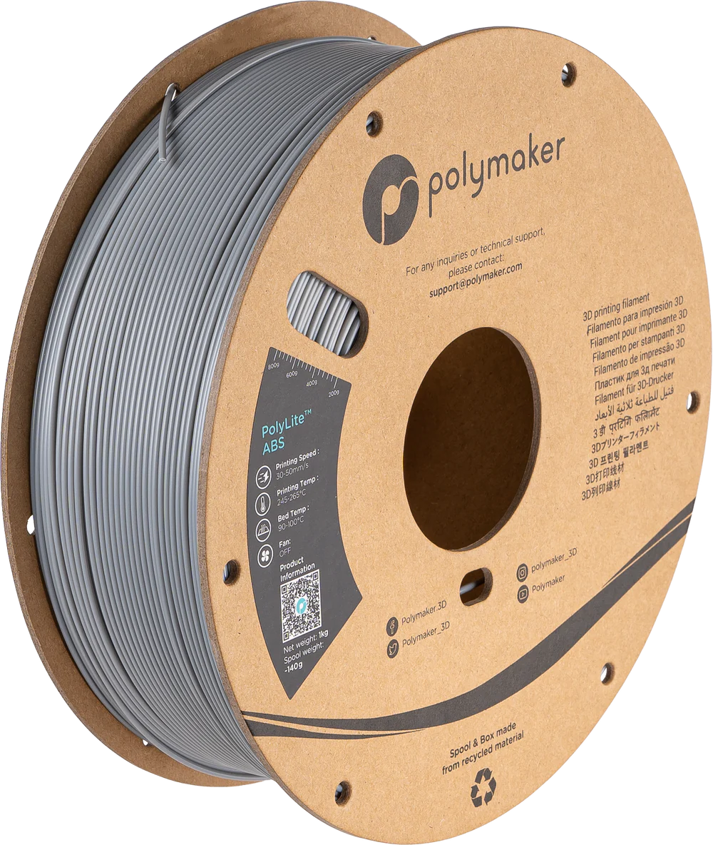 Polymaker PolyLite ABS - Grey