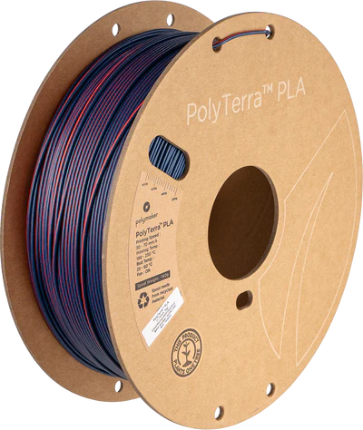 Polymaker PolyTerra Dual PLA - Mixed Berries - Red / Dark Blue