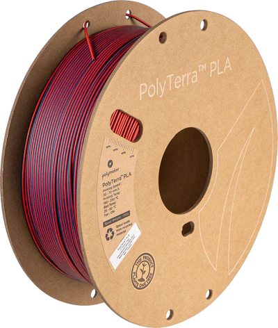 Polymaker PolyTerra Dual PLA - Mixed Berries - Red / Dark Blue