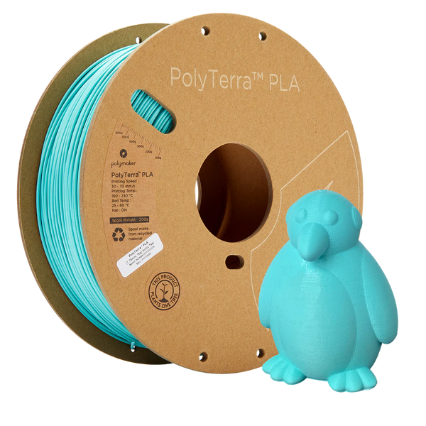 Polymaker PolyTerra PLA - Arctic Teal– Ultimate 3D Printing Store