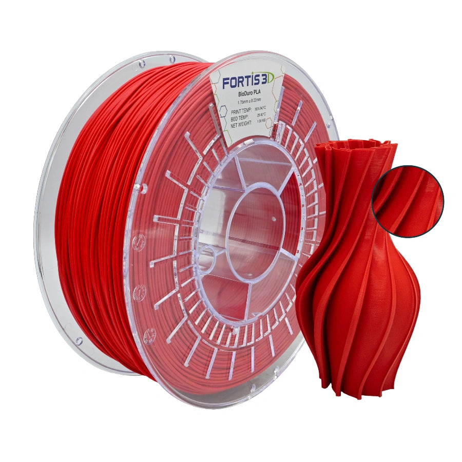 Fortis3D - BioDuro PLA 1KG - Red