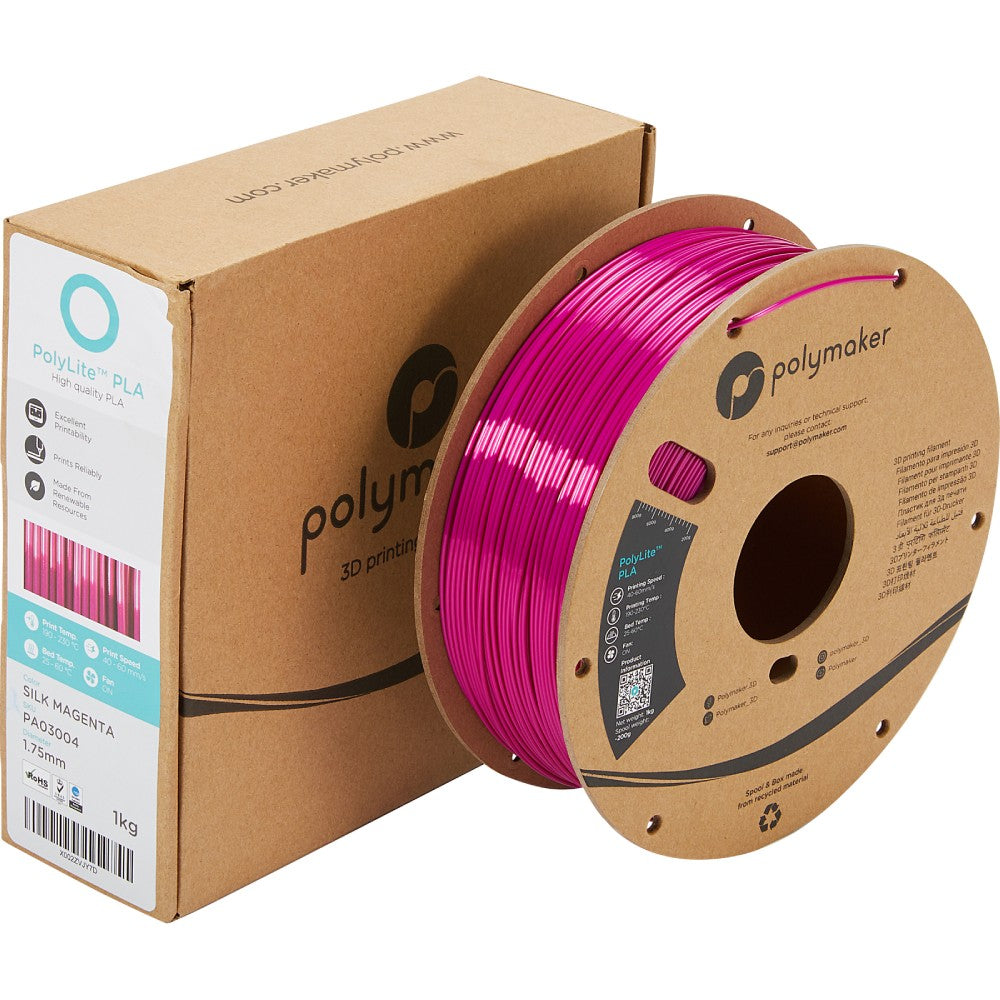 Polymaker PolyLite PLA - Silk Magenta