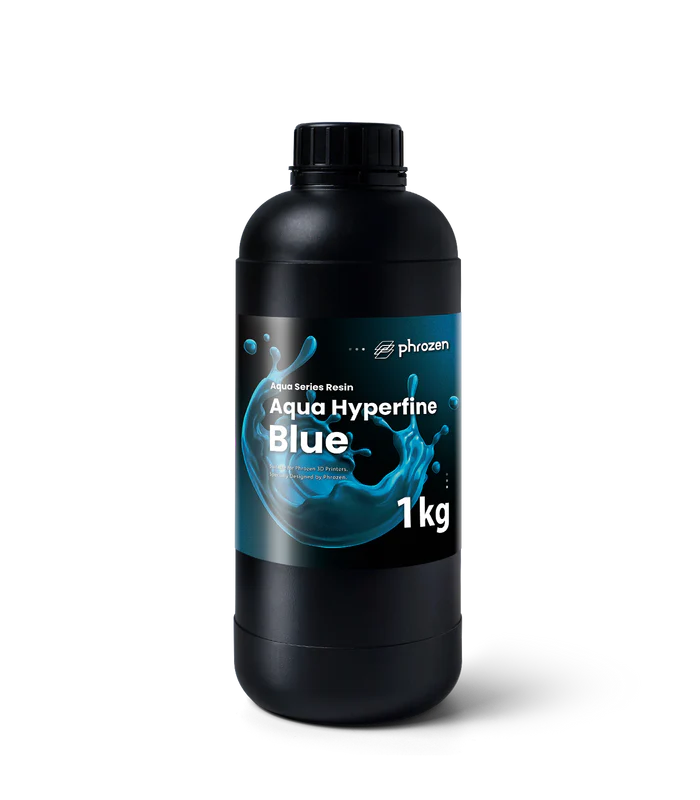 Phrozen Aqua Hyperfine 3D Printing Resin - Blue - 1KG - Ultimate 3D Printing Store