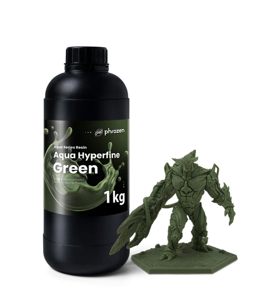 Phrozen Aqua Hyperfine 3D Printing Resin - Green - 1KG