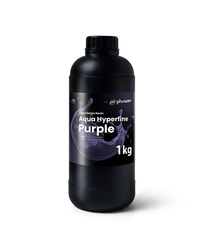 Phrozen Aqua Hyperfine 3D Printing Resin - Purple - 1KG - Ultimate 3D Printing Store