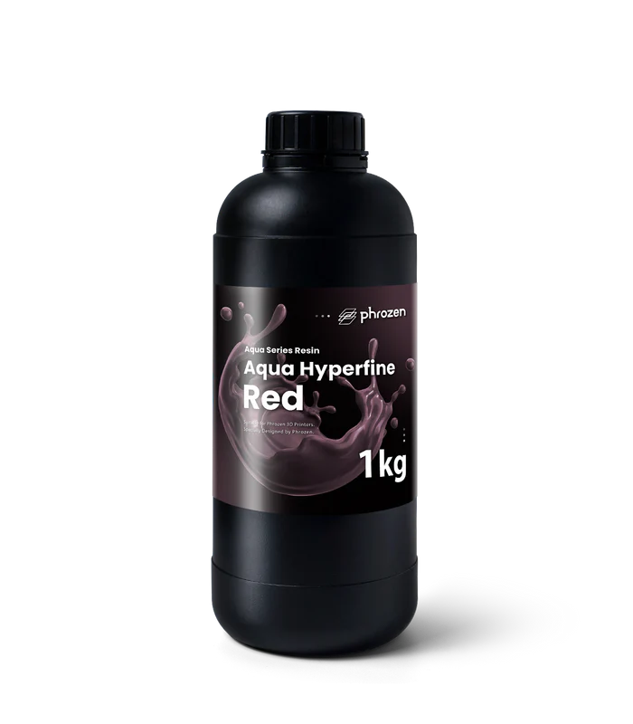 Phrozen Aqua Hyperfine 3D Printing Resin - Red - 1KG - Ultimate 3D Printing Store