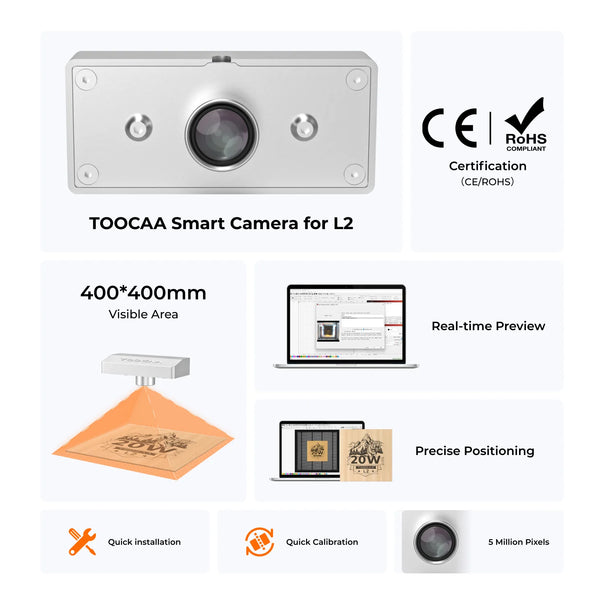 TOOCAA Smart Camera for L2 - Ultimate 3D Printing Store