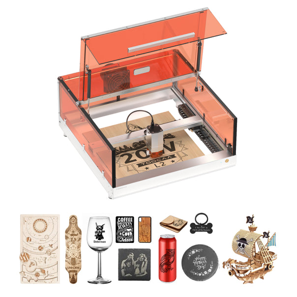 TOOCAA L2 Desktop Laser Engraver & Cutter - Ultimate 3D Printing Store