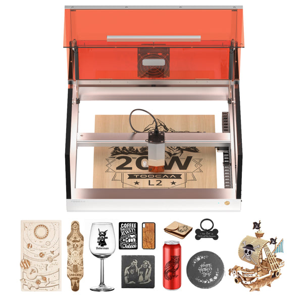 TOOCAA L2 Desktop Laser Engraver & Cutter - Ultimate 3D Printing Store