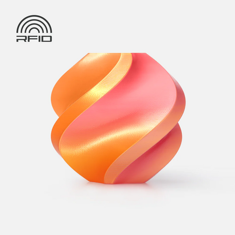 Bambu Lab PLA Silk Dual Color Filament  - 1.75mm (1kg) - Pink-Gold - Ultimate 3D Printing Store