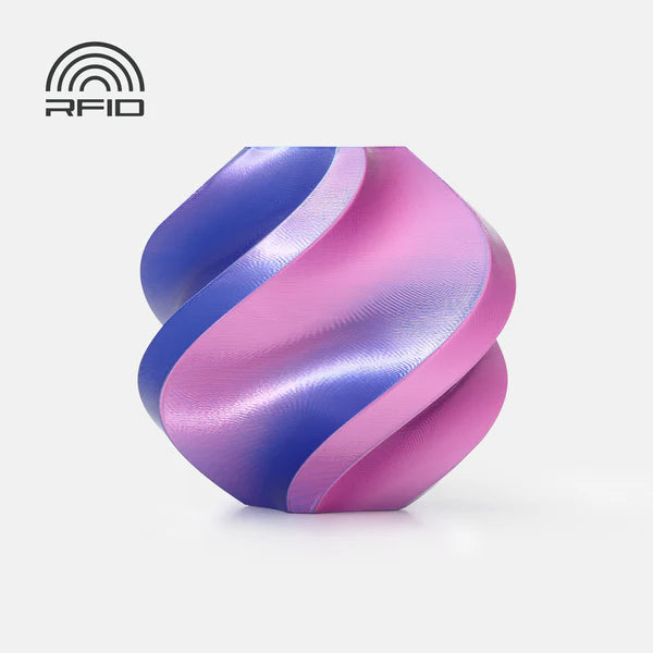 Bambu Lab PLA Silk Dual Color Filament  - 1.75mm (1kg) - Blue-Magenta - Ultimate 3D Printing Store