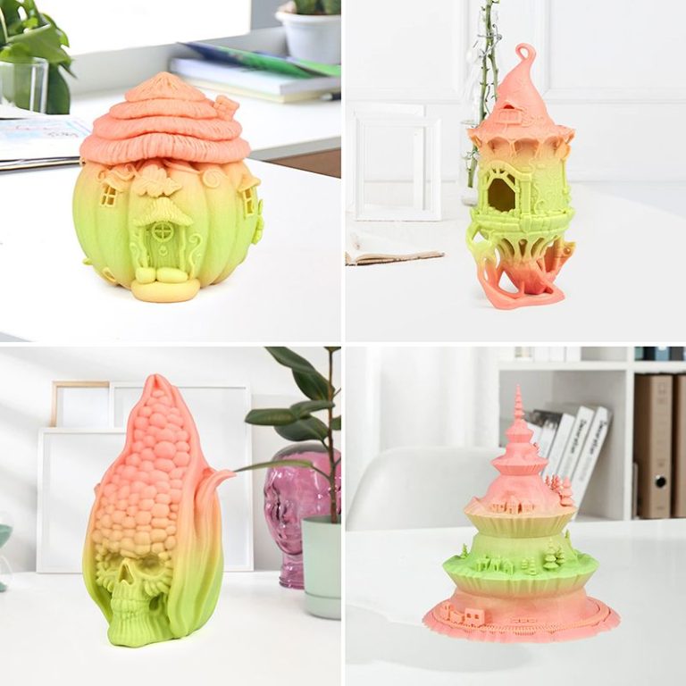 iSANMATE PLA + Matte Gradient - Pink + Candy Green