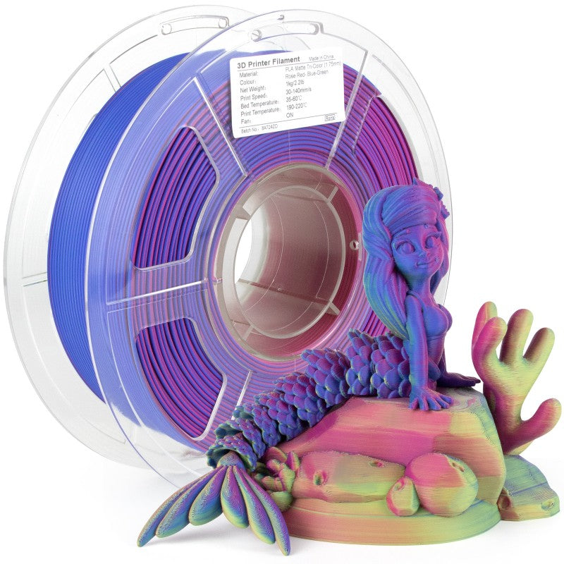 iSANMATE PLA Matte Tri-Color - Iris Sapphire