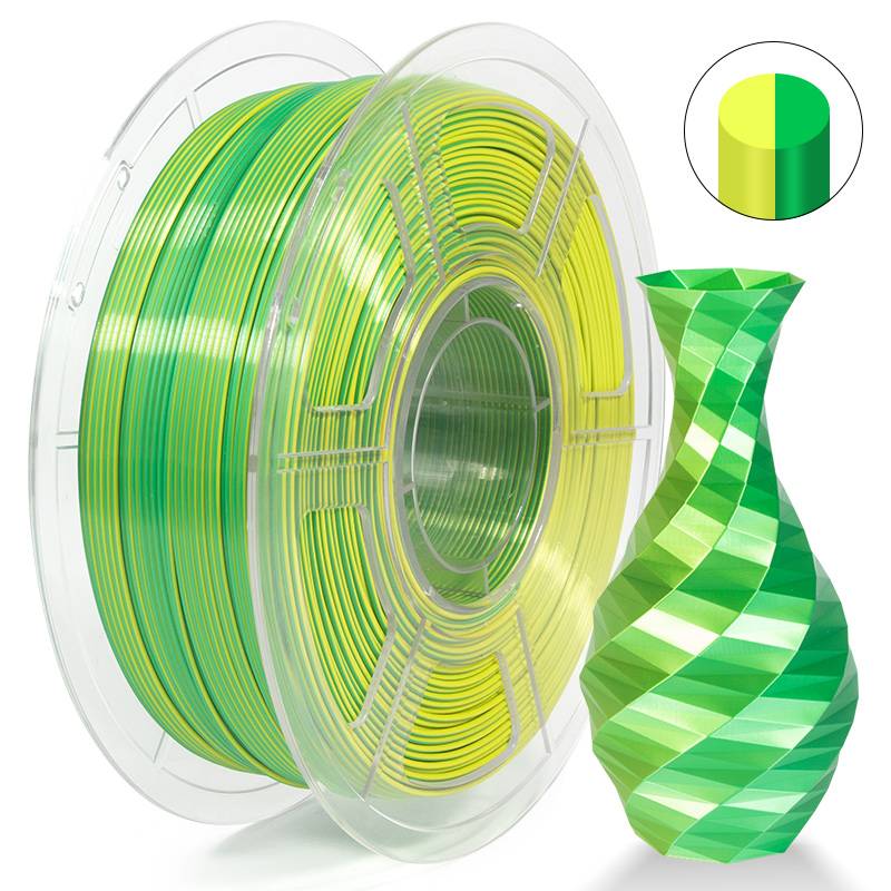 iSANMATE PLA Silk Dual - Gold + Green