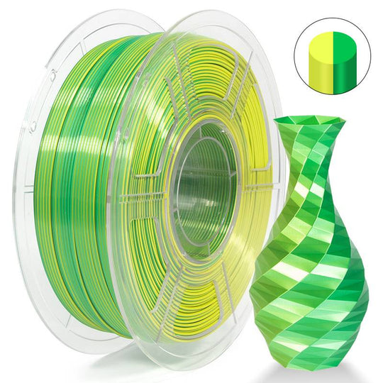 iSANMATE PLA Silk Dual - Gold + Green