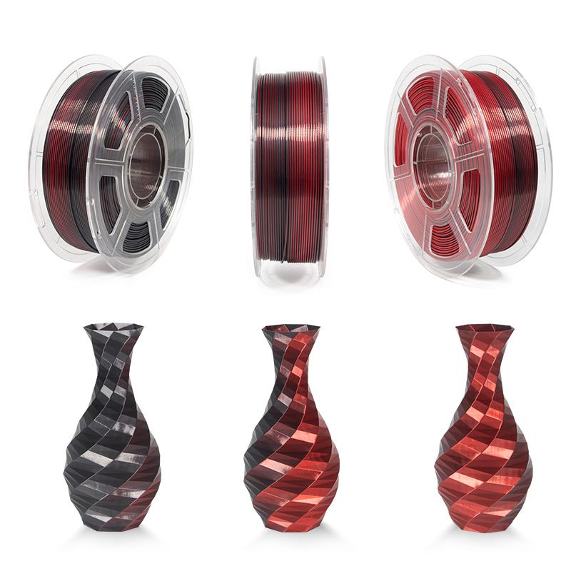 iSANMATE PLA Silk Dual - Black + Red