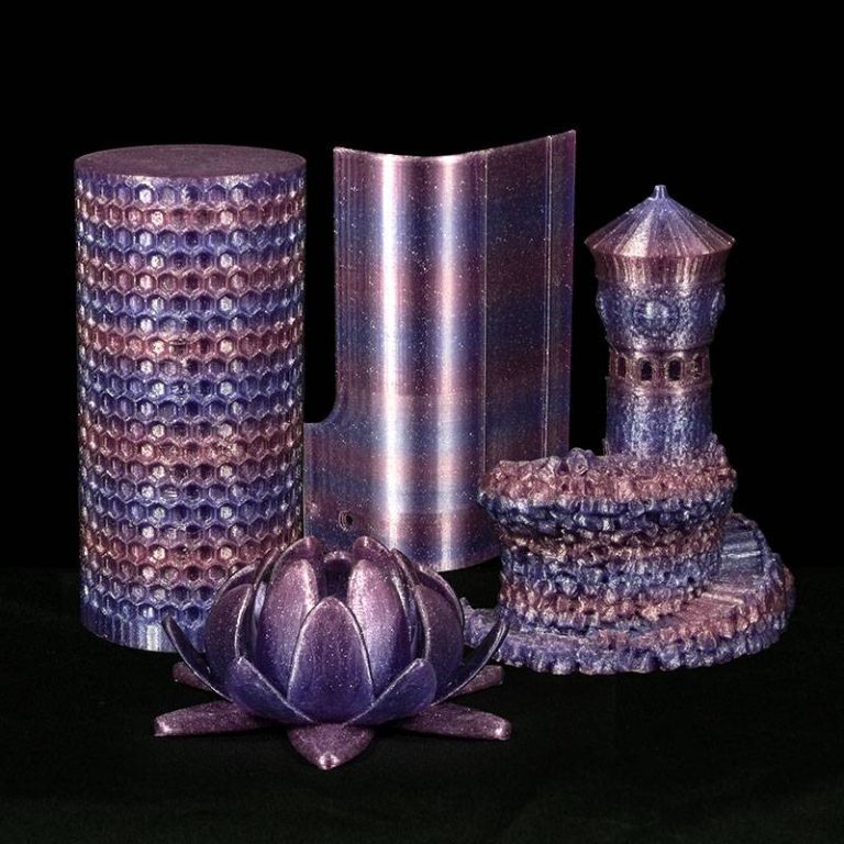 iSANMATE PLA Transparent Twinkling - Gradient Blue Violet Galactic