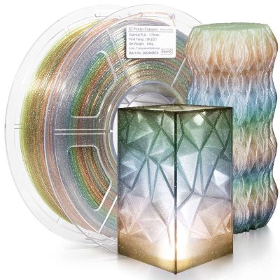 iSANMATE PLA Transparent Twinkling - Glitter Rainbow