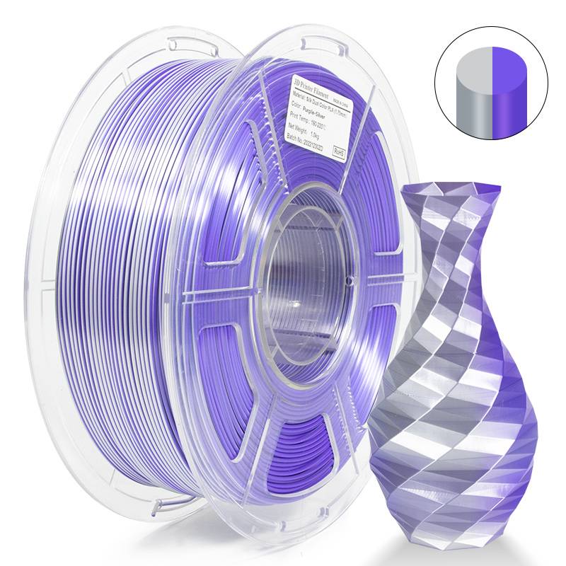 iSANMATE PLA Silk Dual - Silver + Purple