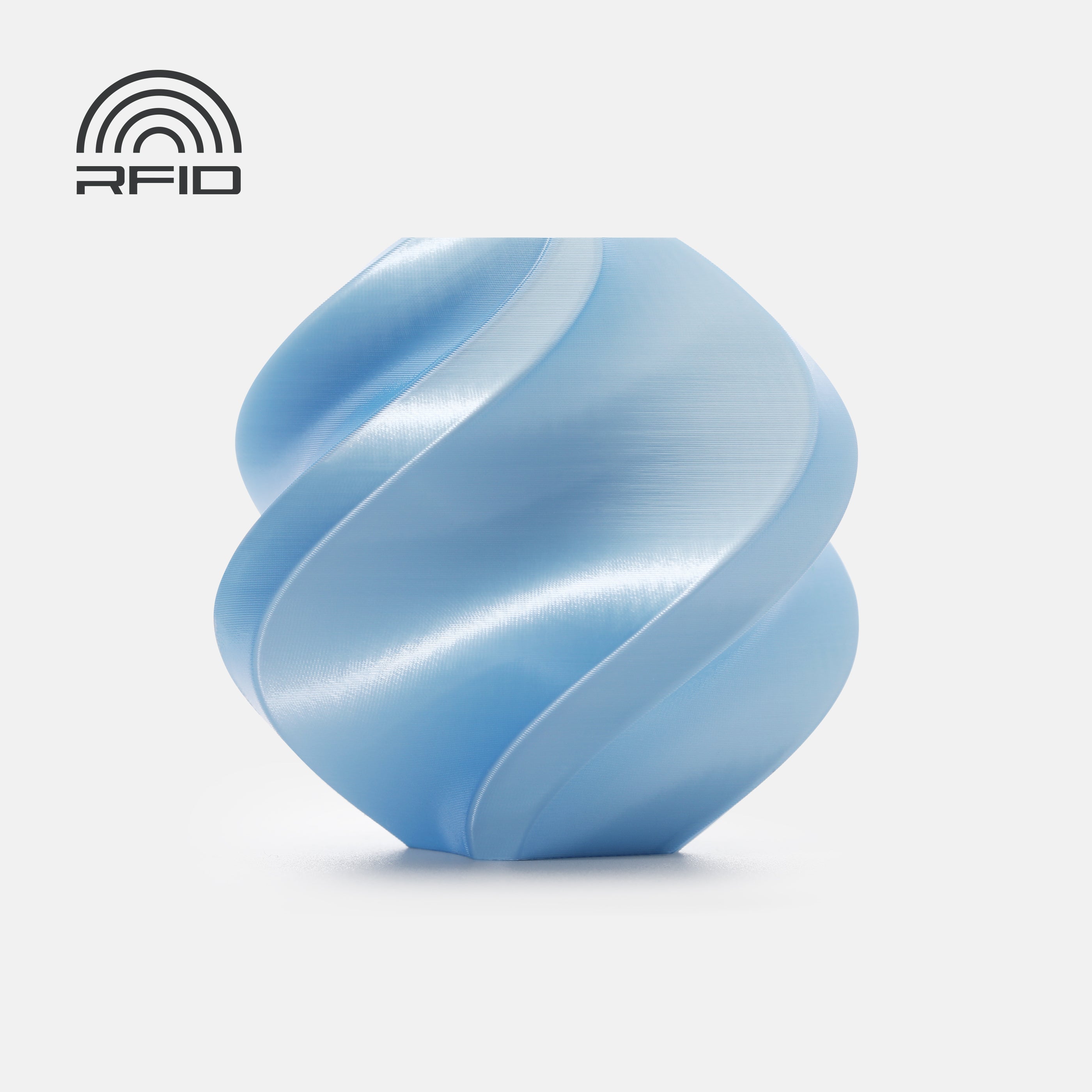 Bambu Lab PLA Silk+ Filament  - 1.75mm (1kg) - Baby Blue - Ultimate 3D Printing Store