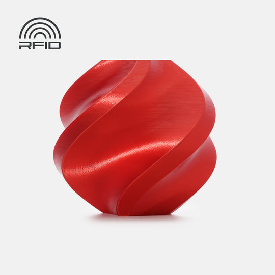 Bambu Lab PLA Silk+ Filament  - 1.75mm (1kg) - Candy Red