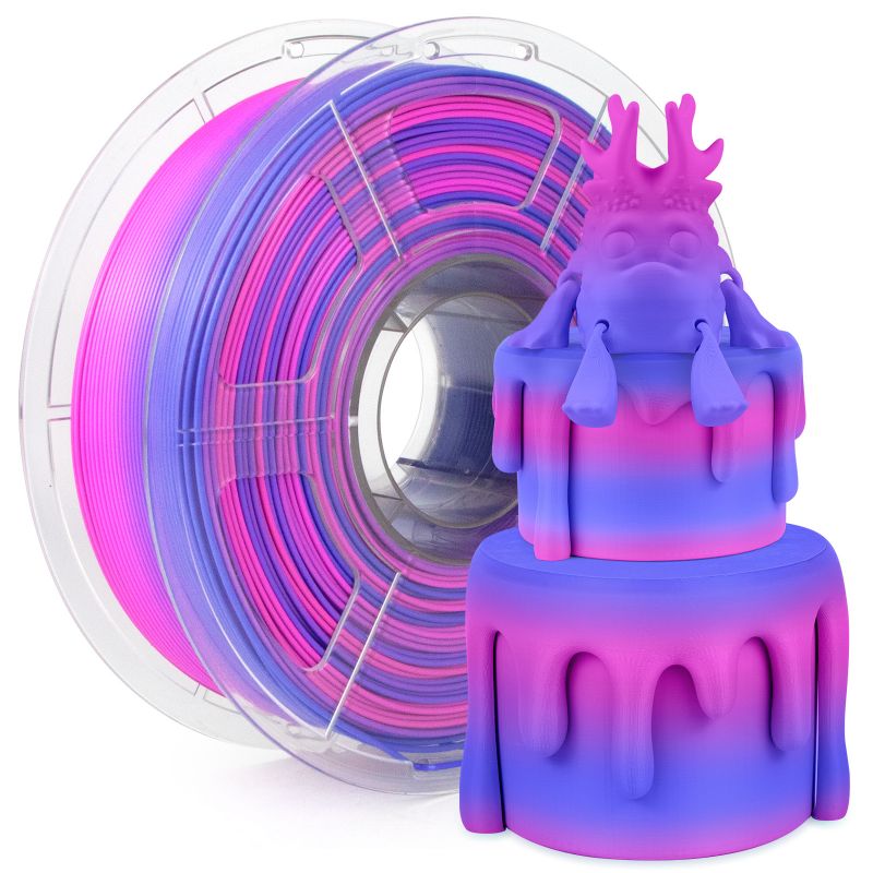iSANMATE PLA + Matte Gradient - Pink + Purple + Blue