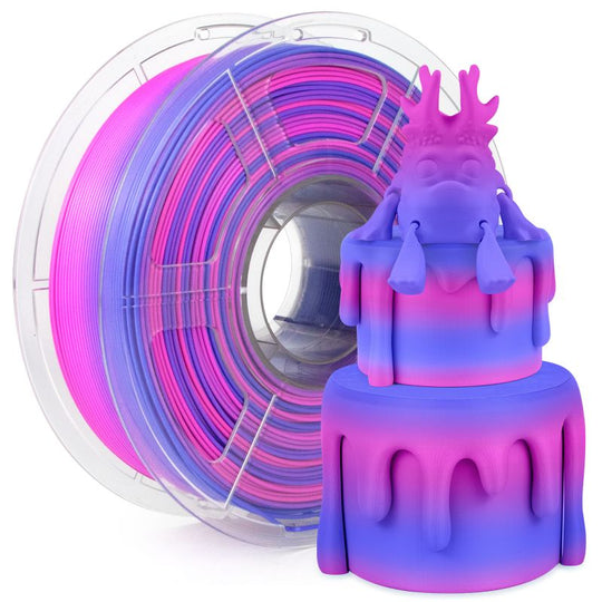 iSANMATE PLA + Matte Gradient - Pink + Purple + Blue