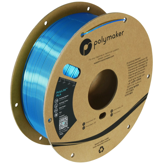 Polymaker PolyLite Dual Silk PLA - Chameleon - Yellow / Blue