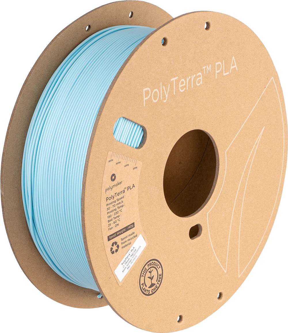 Polymaker PolyTerra PLA - Pastel Ice– Ultimate 3D Printing Store