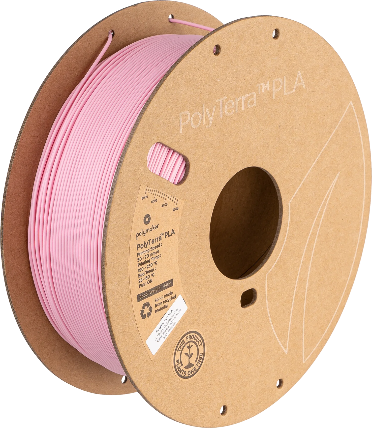 Polymaker PolyTerra PLA - Sakura Pink