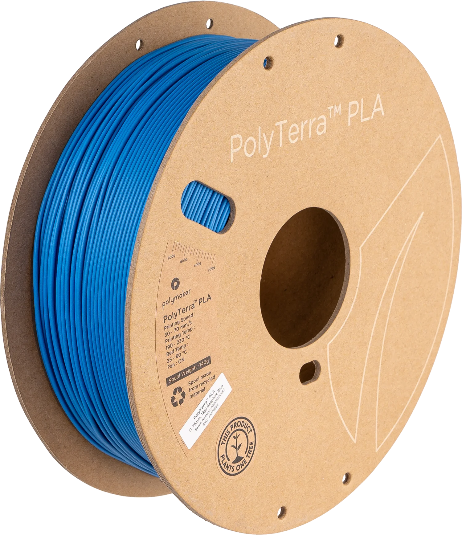 Polymaker PolyTerra PLA - Sapphire Blue