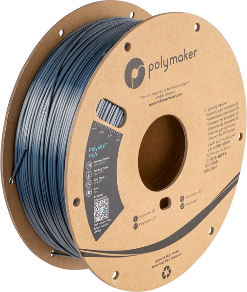 Polymaker PolyLite PLA - Silk Chrome