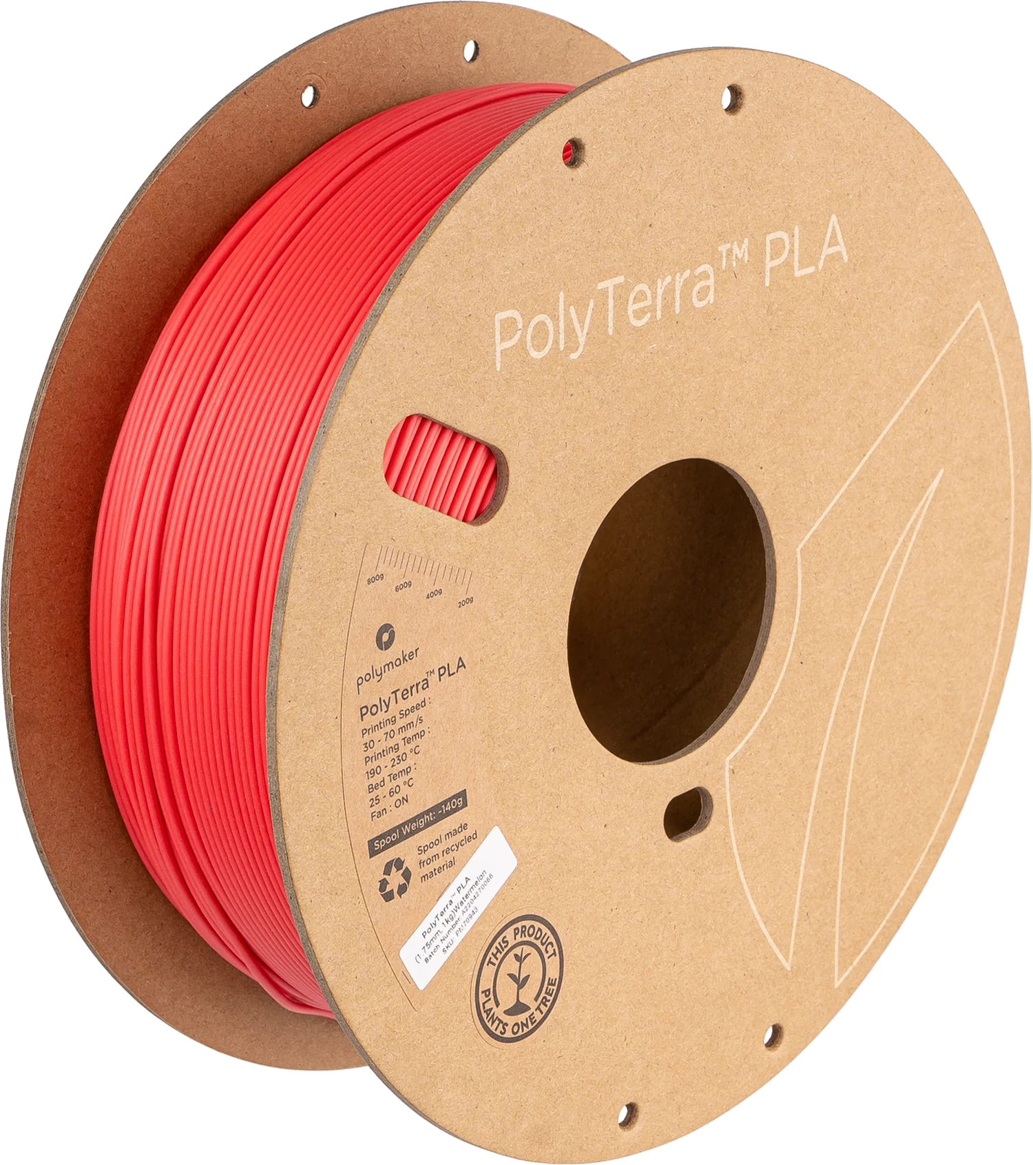 Polymaker PolyTerra PLA - Pastel Watermelon