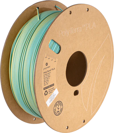 Polymaker PolyTerra Dual PLA - Chameleon - Teal / Yellow