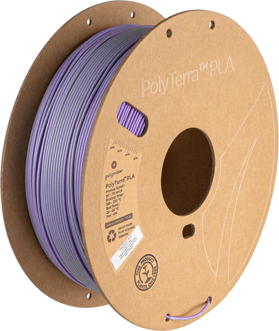 Polymaker PolyTerra Dual PLA - Foggy Purple - Grey / Purple
