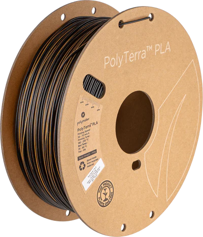 Polymaker PolyTerra Dual PLA - Shadow Orange - Orange / Black