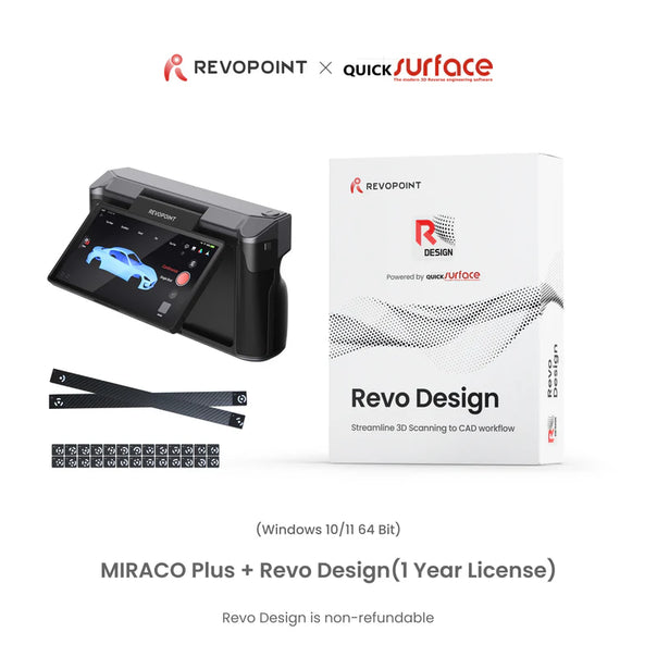 Revopoint MIRACO Plus - Standalone 3D Scanner - Ultimate 3D Printing Store