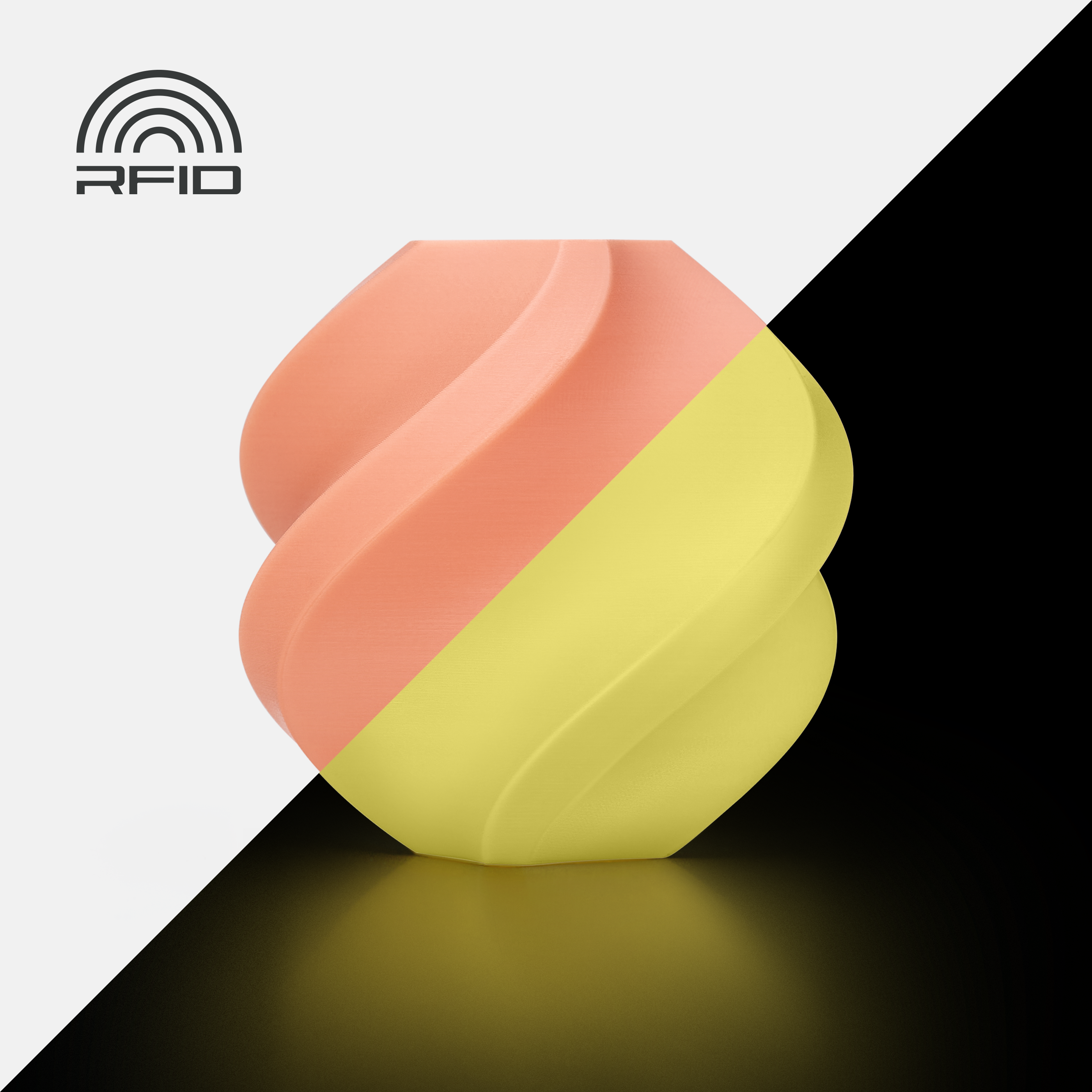 Bambu Lab PLA Glow Filament - 1.75mm (1kg) - Glow Orange