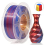 iSANMATE PLA Silk Tri-colors - Red + Gold + Blue