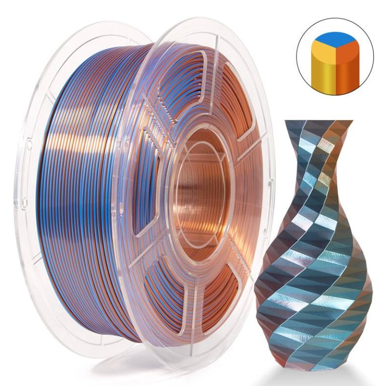 iSANMATE PLA Silk Tri-colors - Bronze + Blue + Gold