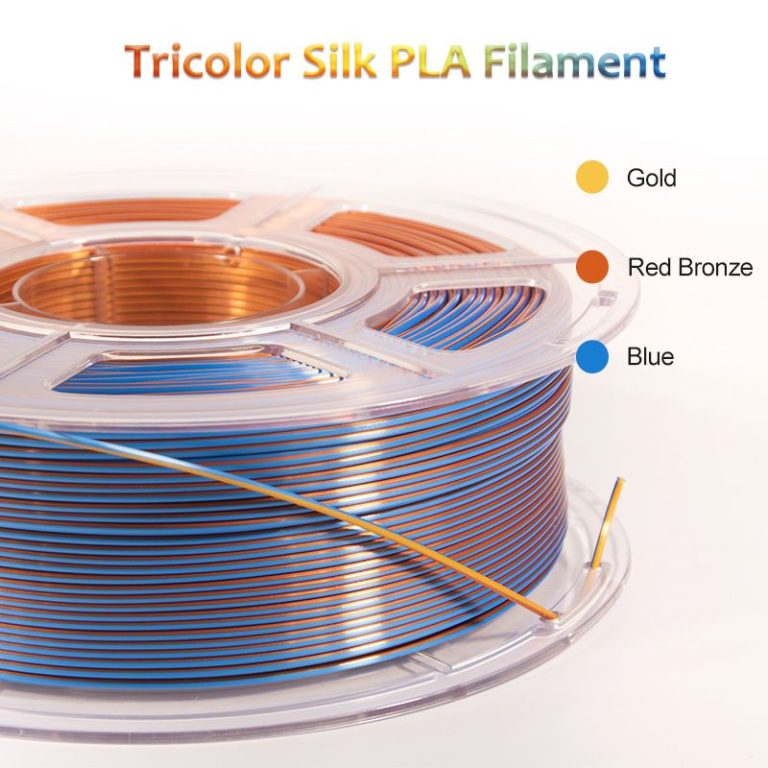 iSANMATE PLA Silk Tri-colors - Bronze + Blue + Gold