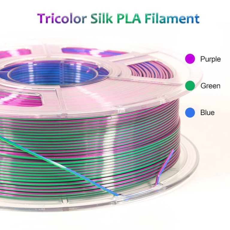 iSANMATE PLA Silk Tri-colors - Purple + Green + Blue