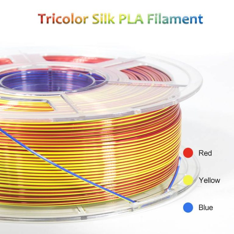 iSANMATE PLA Silk Tri-colors - Red + Yellow + Blue