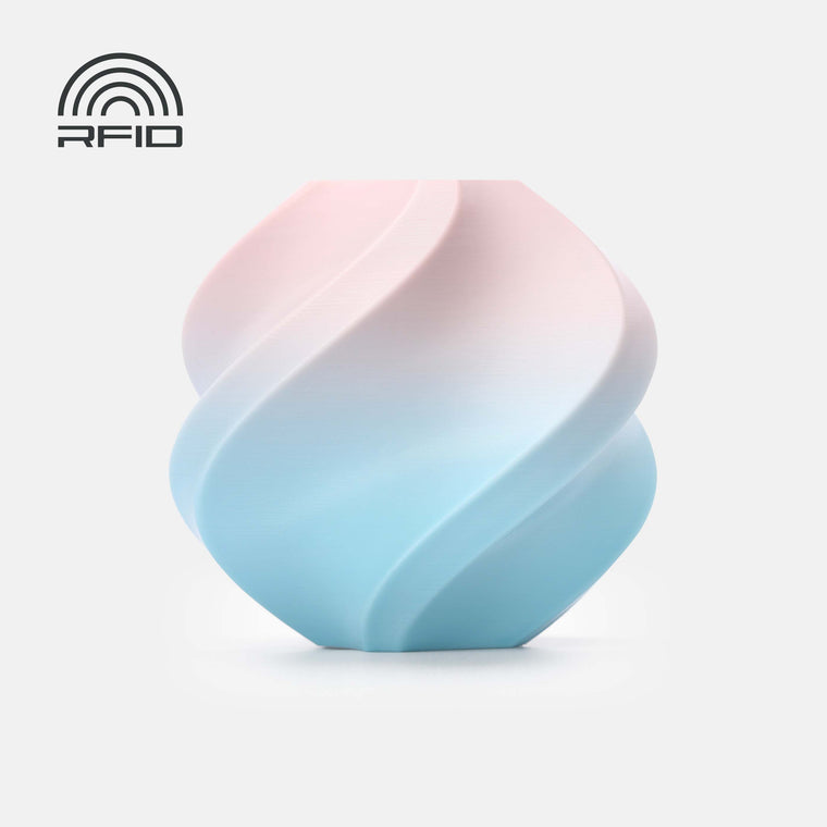 Bambu Lab PLA Basic Gradient Filament - 1.75mm (1kg) - Cotton Candy Cloud - Ultimate 3D Printing Store