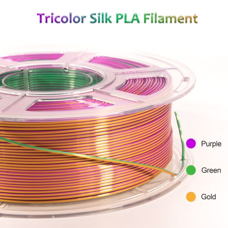 iSANMATE PLA Silk Tri-colors - Purple + Green + Gold