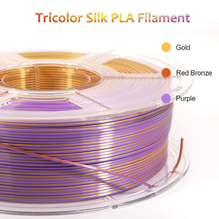 iSANMATE PLA Silk Tri-colors - Bronze + Gold + Purple