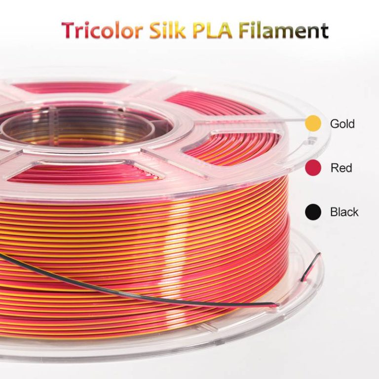 iSANMATE PLA Silk Tri-colors - Red + Gold + Black