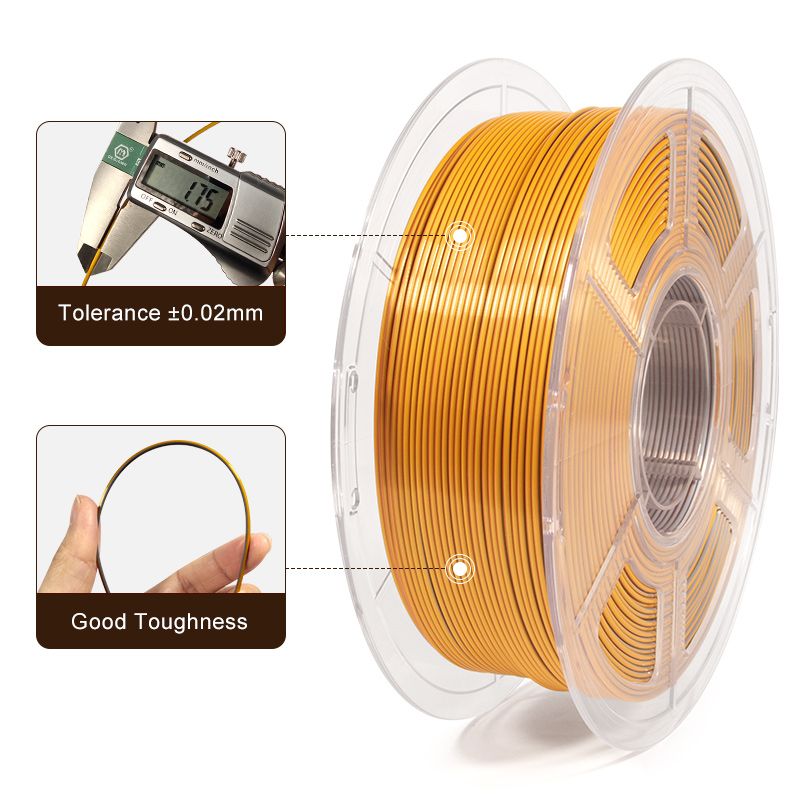 iSANMATE PLA Silk Tri-colors - Bronze + Gold + Silver