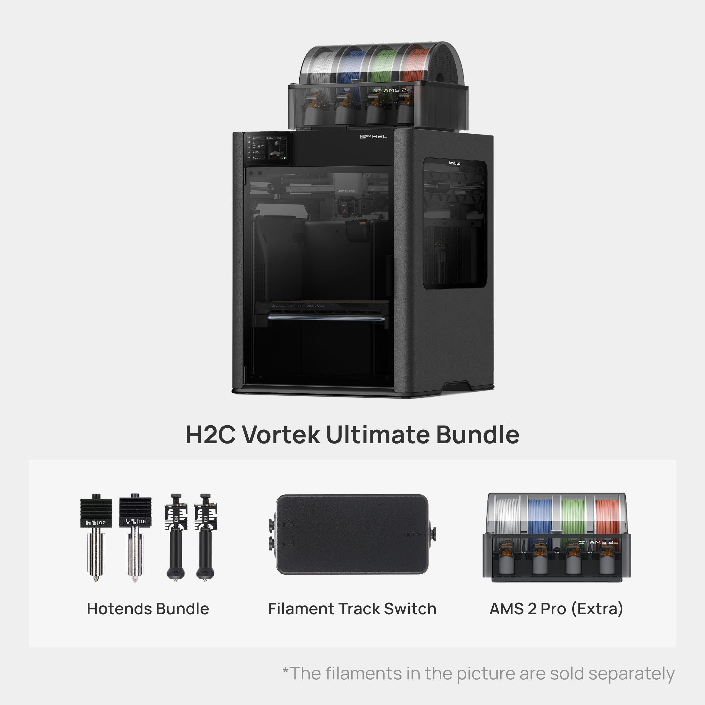 Bambu Lab H2C 3D Printer