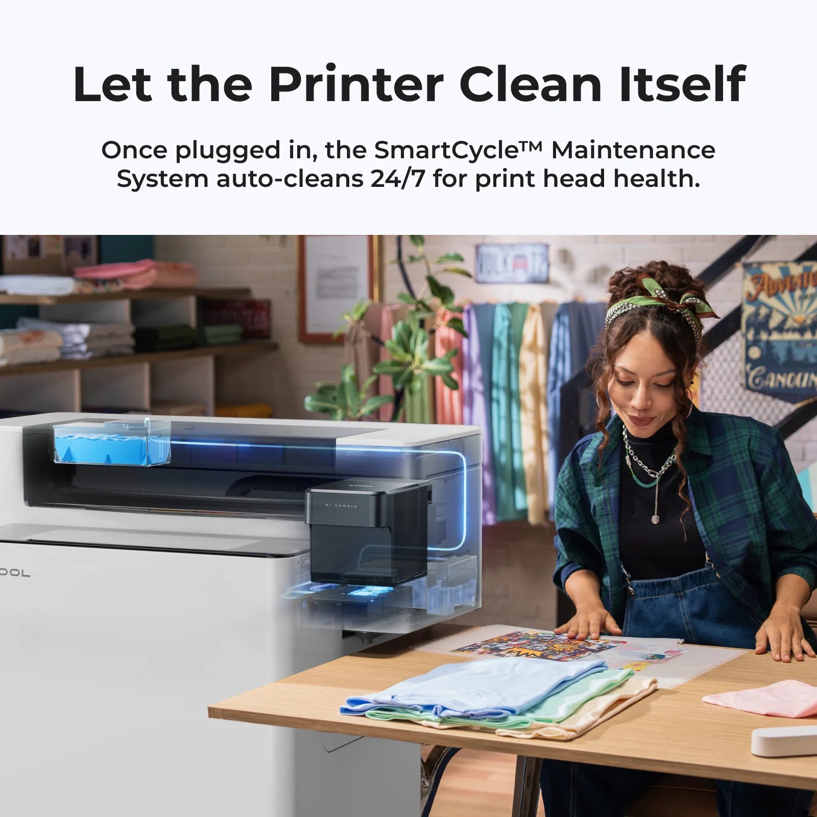 xTool Apparel Printer